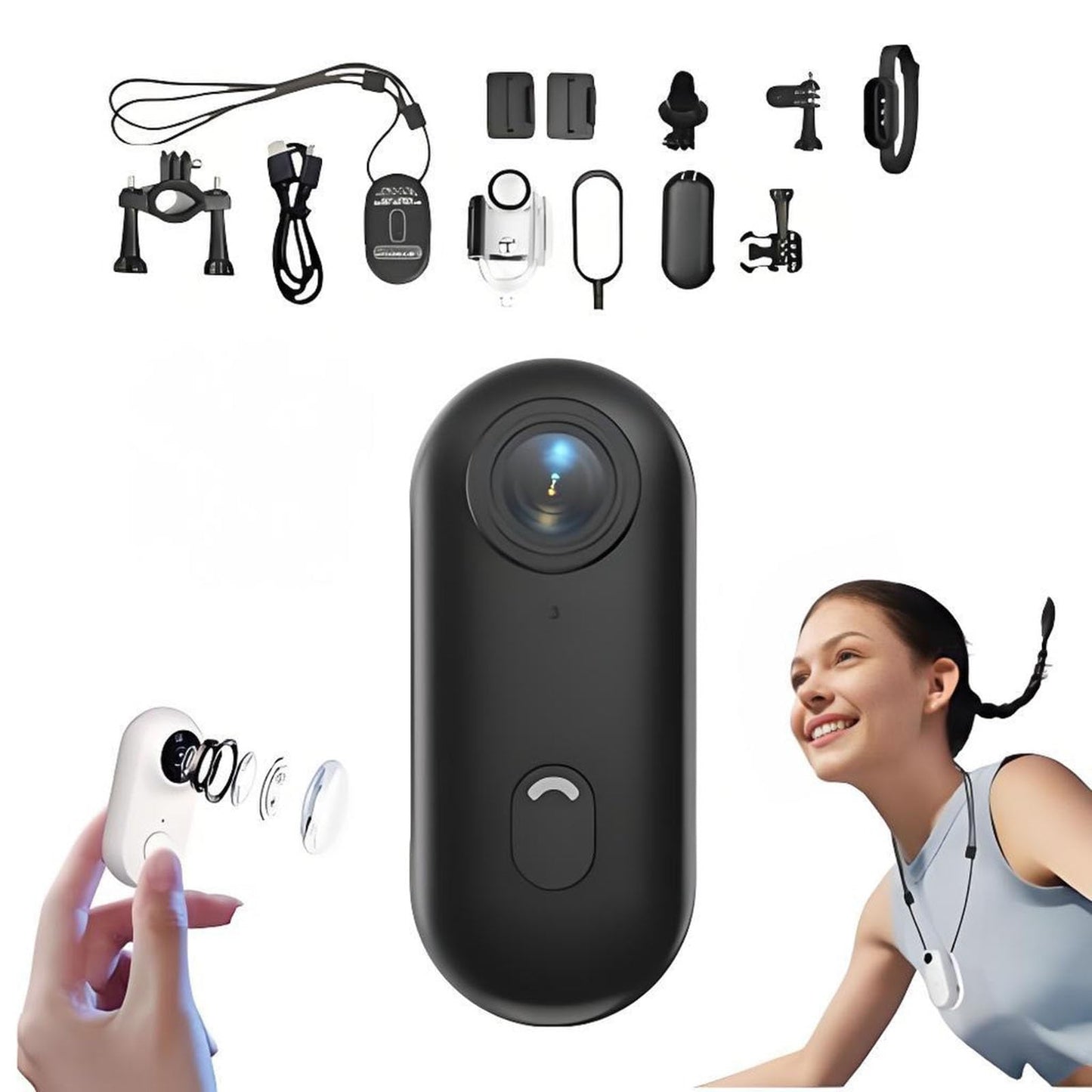 Videocâmara 4K Ultra HD - SpyCam PRO™